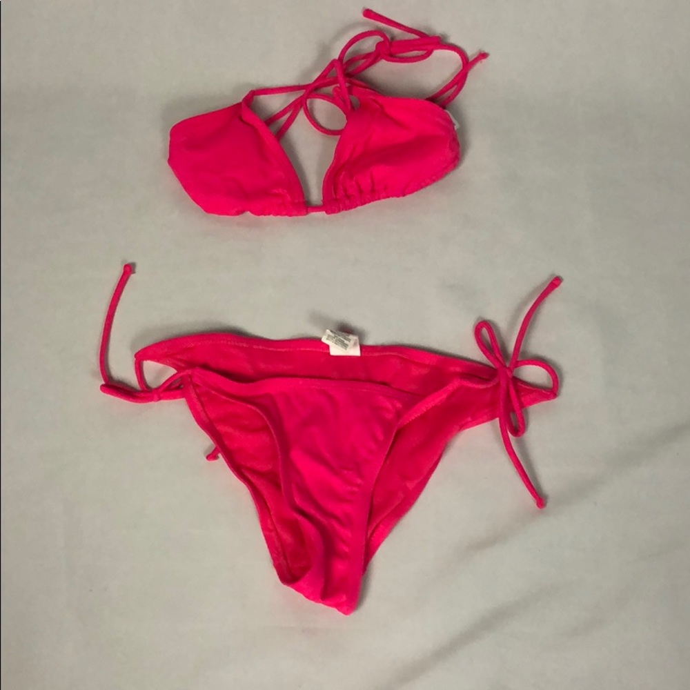 Pink bikini